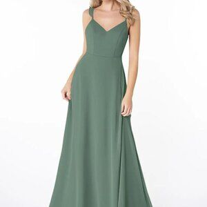 Azazie Everlee Bridesmaid Dress Eucalyptus